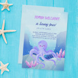 Anuncio Under Sea Party Invitation<br><div class="desc">Under Sea Party Invitation The Under Sea Party Invitation is a fun and colorful way to invite your friends and family to your underwater-themed celebration! Featuring vibrant illustrations, including a cute octopus, this invitation sets the perfect tone for a memorable party. It's easy to customize with your event details, making...</div>