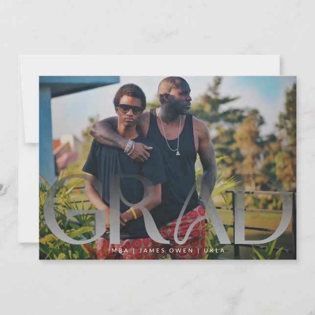 Anuncio Unidad fotográfica moderna de Grad de color blanco (Anverso)