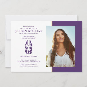 Anuncio Universidad de Albany Gran Cabeza de Mascota Dane