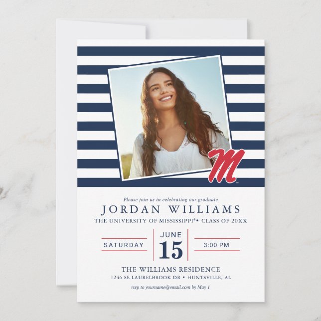 Anuncio Universidad de Mississippi | Script M (Anverso)