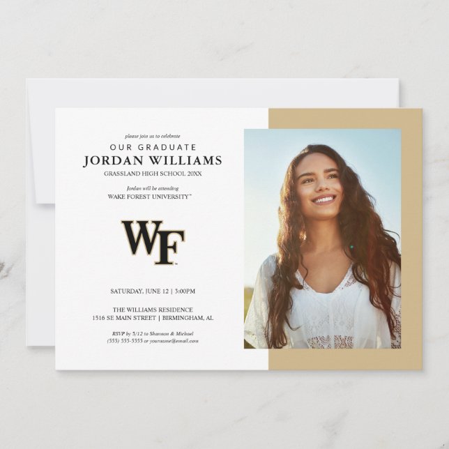 Anuncio Universidad de Wake Forest | WF (Anverso)