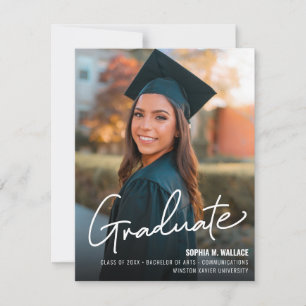 Anuncio Universidad Moderna Graduado Foto Clase año Gradua