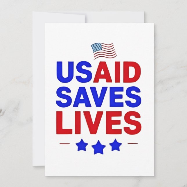 Anuncio USAID salva vidas de la agencia estadounidense de  (Anverso)