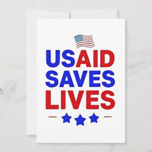 Anuncio USAID salva vidas de la agencia estadounidense de 