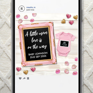 Anuncio Valentine Ultrasound Photo Social Media