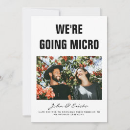 Anuncio Vamos a Micro Reducida Foto Boda