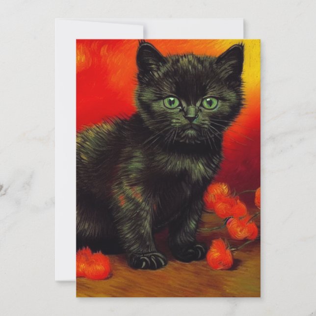 Anuncio Van Gogh Black Kitten (Anverso)