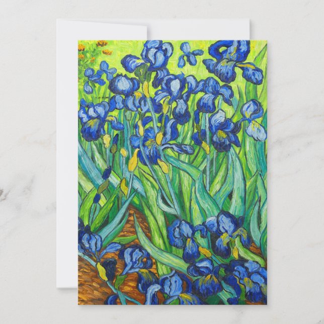 Anuncio Van Gogh Irises (Anverso)