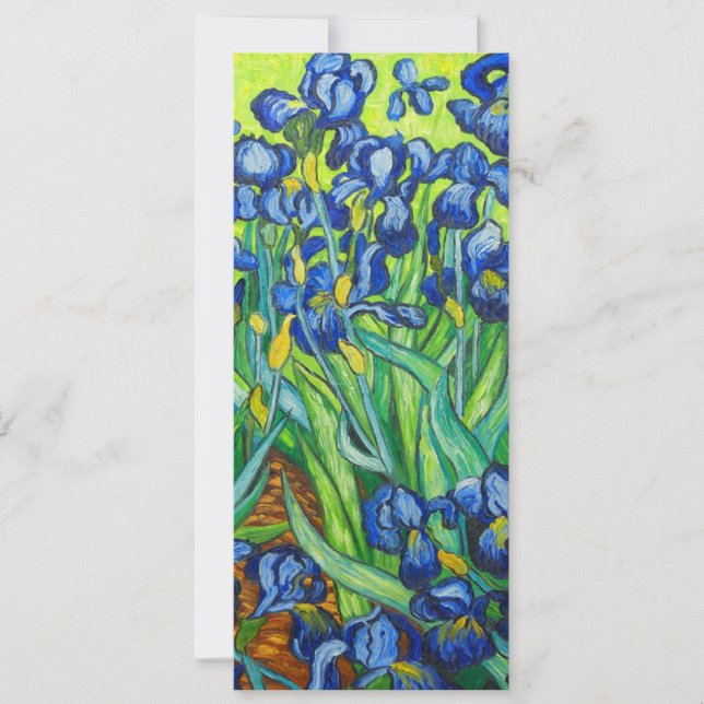 Anuncio Van Gogh Irises (Anverso)