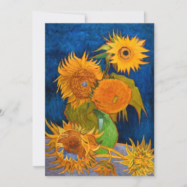 Anuncio Van Gogh Sunflowers (Anverso)
