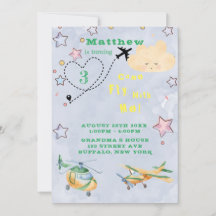 Ven A Volar Con Mí Aviones Boy Birday Party Anno