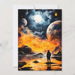 Anuncio Viajero Astronauta Horizonte Cósmico Viaje