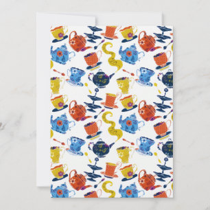 Anuncio Viento retro vintage Winter Whimsical Tea Fiesta