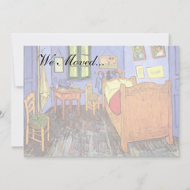 Anuncio Vincent Van Gogh - Dormitorio En El Bella Artes De (Anverso)