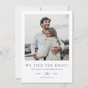 Anuncio Vinculamos al Boda moderno de fotografía de Knot