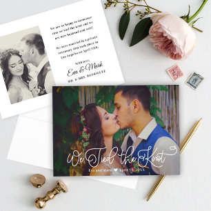 Anuncio Vinculamos la foto del Boda de escritura blanca Kn