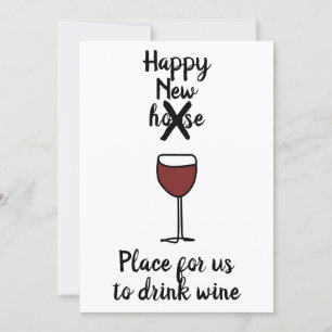Anuncio Vino divertido para estrenar hogar