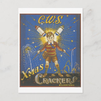 Anuncio vintage de CWS Xmas Crackers