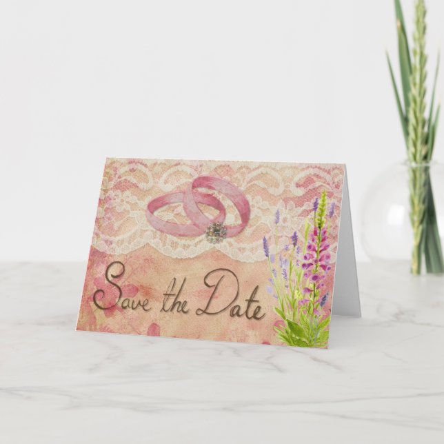 Anuncio Vintage Guardar la fecha (Anverso)