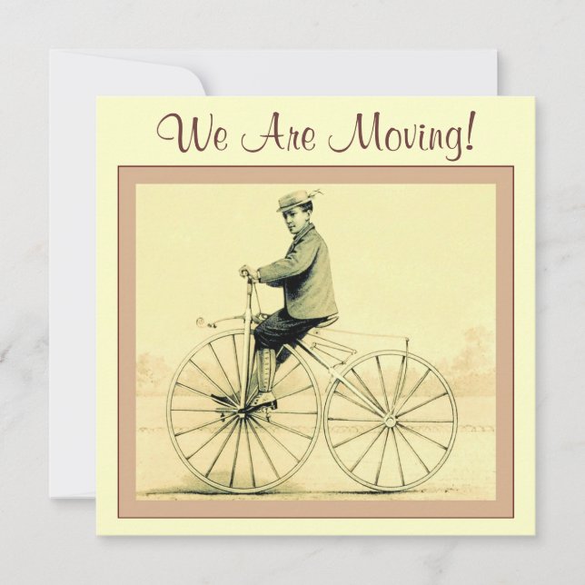 Anuncio Vintage ~ ¡Nos Estamos Moviendo! (Anverso)