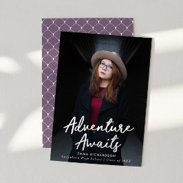 Anuncio Violeta | Adventure Awaits Photo Graduation