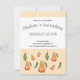 Anuncio Watercolor Art Happy Pear