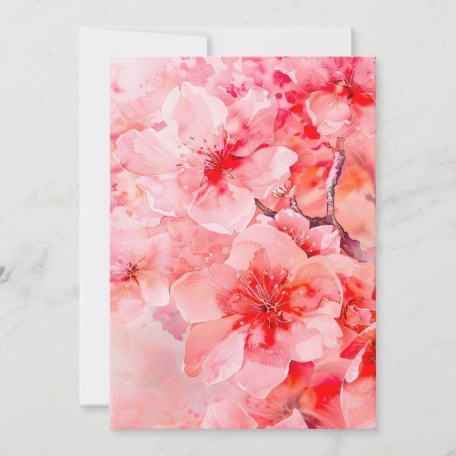 Anuncio Watercolor Cherry Blossom (Anverso)