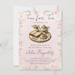Anuncio Watercolor Flor silvestre Tea Fiesta Bridal Shower
