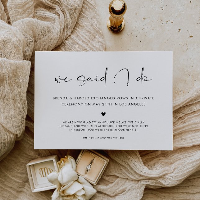 Anuncio We Said I Do Wedding (Subido por el creador)