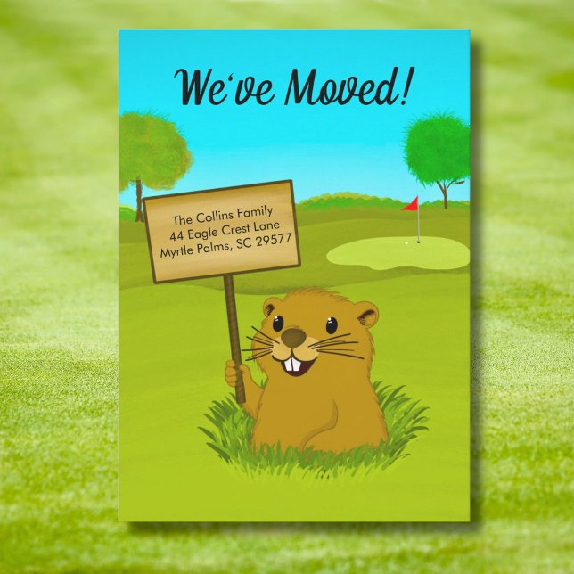 Anuncio We've Moved Gopher on Golf Course Announcement  (Subido por el creador)