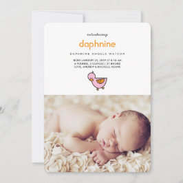 Anuncio Whimsical Cute Ducklings Foto Bebé Nacimiento