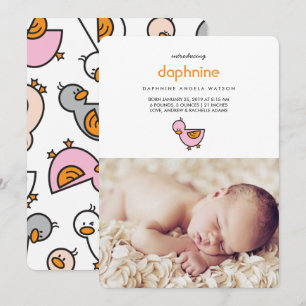 Anuncio Whimsical Cute Ducklings Foto Bebé Nacimiento