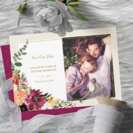 Anuncio Wild Autumn Bouquet | Foto Guardar la fecha de anu