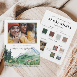 Anuncio Wildflower Color Palette   Be my Bridesmaid