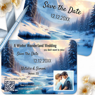 Anuncio Winter Wonderland Save the Date