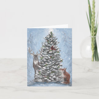 Anuncio Winter Woodland Folded Card
