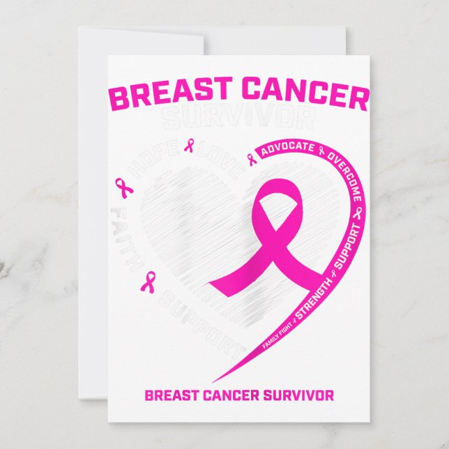 Anuncio Womens Pink Breast Cancer Survivor Gifts Women Mom (Anverso)
