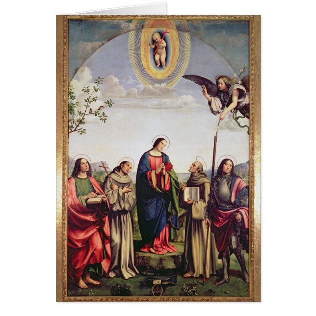 Anuncio y santos, 1500 (Frente)