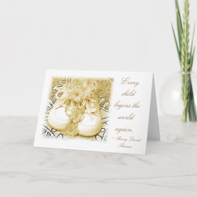 Anuncio Zapatos de recién nacido (Anverso)