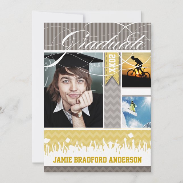 Anuncio Zig Zag amarillo Senior 3 Imágenes Clase de (Anverso)