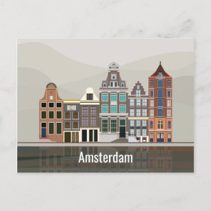 Anuncios Amo el viaje de Amsterdam la postal holandesa