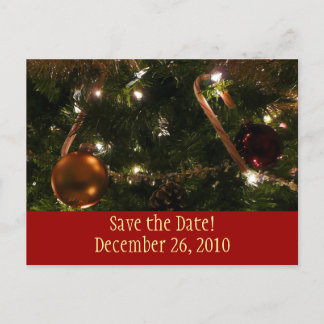 Anuncios Árbol de Navidad Guardar la postal de fecha
