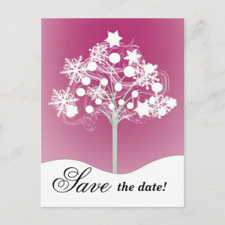 Anuncios Árbol WInter Guardar la postal de fecha