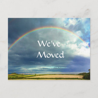 Anuncios Arcoiris Cambio de postal de dirección
