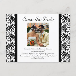 Anuncios Boda blanca/negra salva la postal de la foto de la