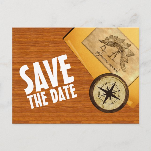 Anuncios Boda de aventura Guardar la postal de fecha (Anverso)