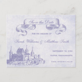 Anuncios Boda de cuento de hadas salva la postal de fecha