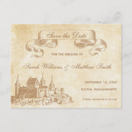 Anuncios Boda de cuento de hadas salva la postal de fecha