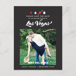 Anuncios Boda de Las Vegas Foto Guardar postal de fecha