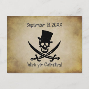 Anuncios Boda pirata salva la postal de fecha